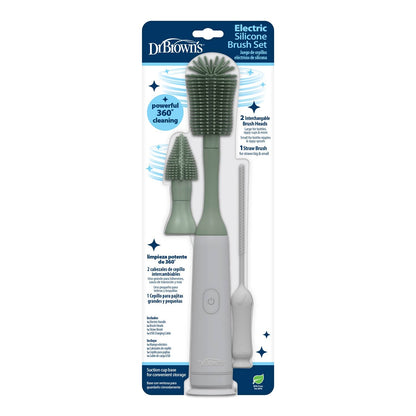 Dr. Brown's™ Electric Silicone Brush Set