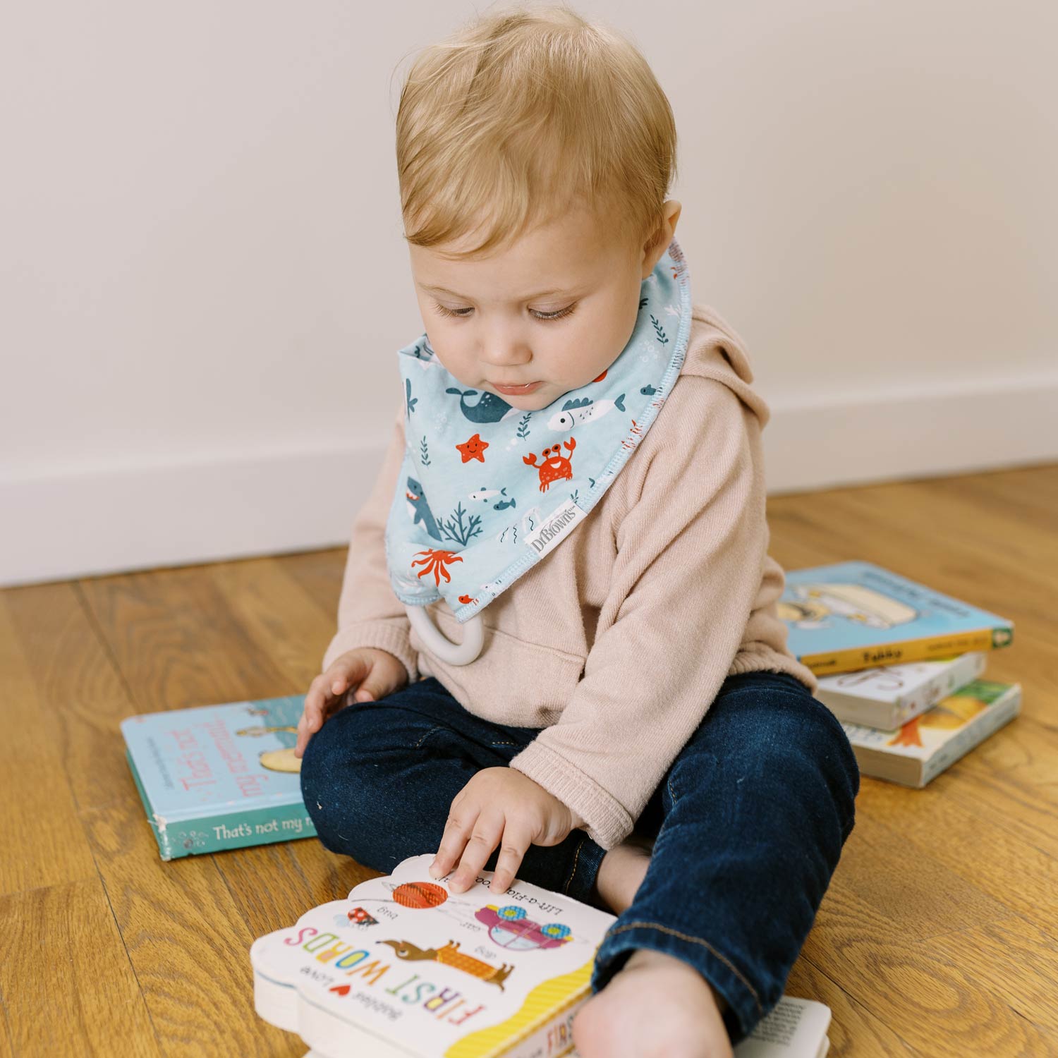 Dr. Brown's™ Bandana Bibs with Removable Teether