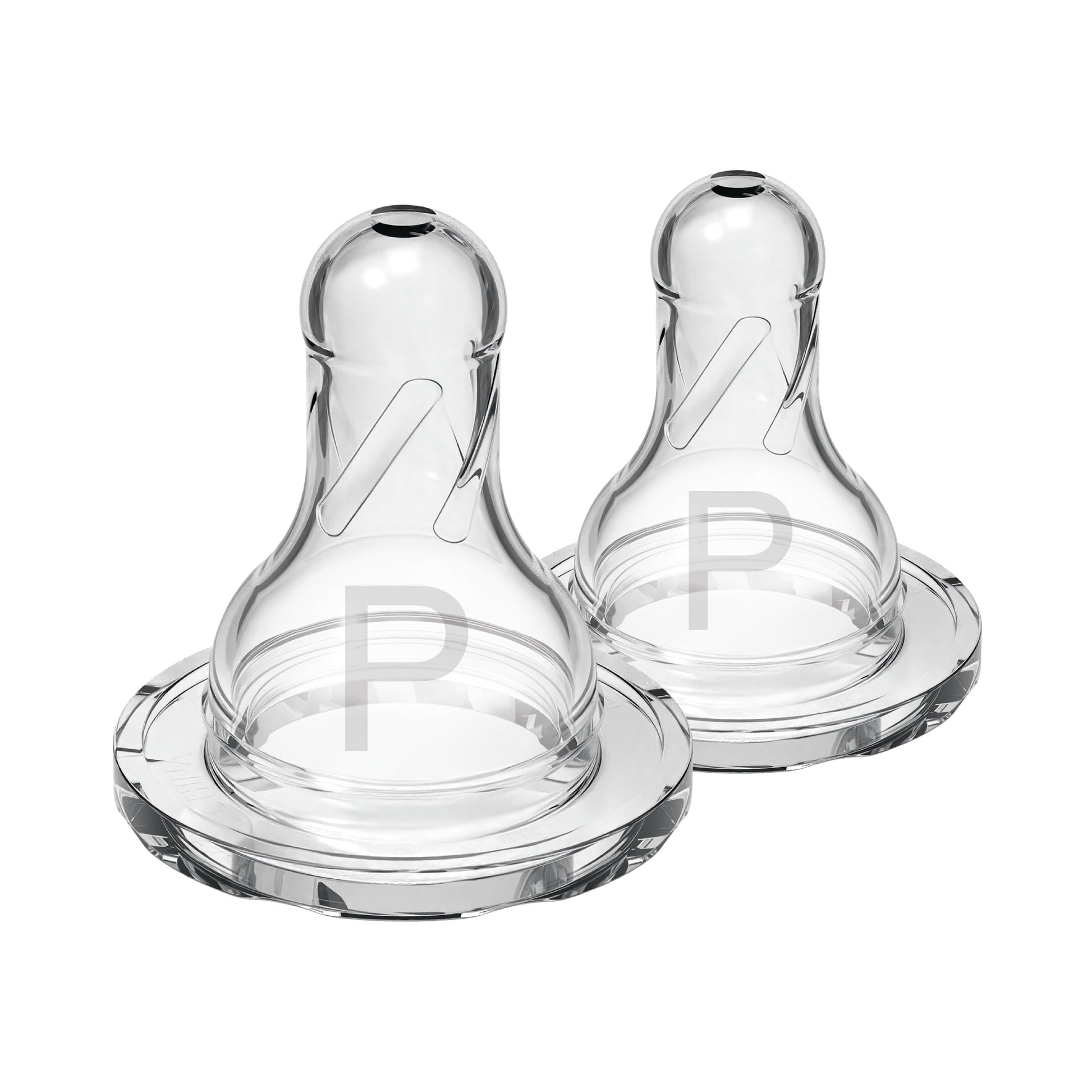 Dr. Brown's Natural Flow Narrow Baby Bottle Silicone Nipple, Level Preemie, 2-Pack