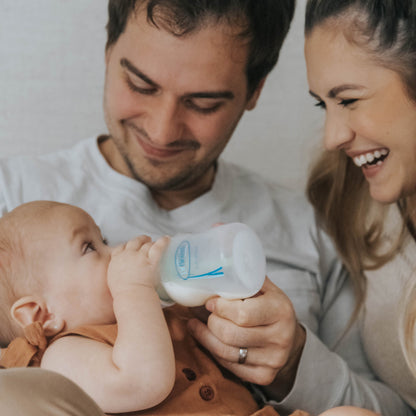 Dr. Brown's Natural Flow Anti-Colic Options+ Wide-Neck Baby Bottle, with Level 1 Slow Flow Nipple